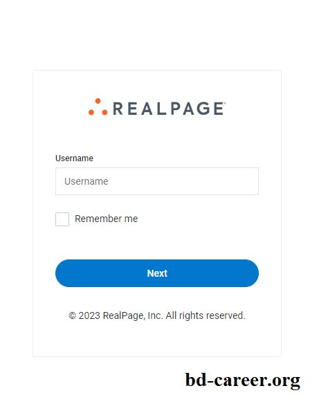 realpage login password